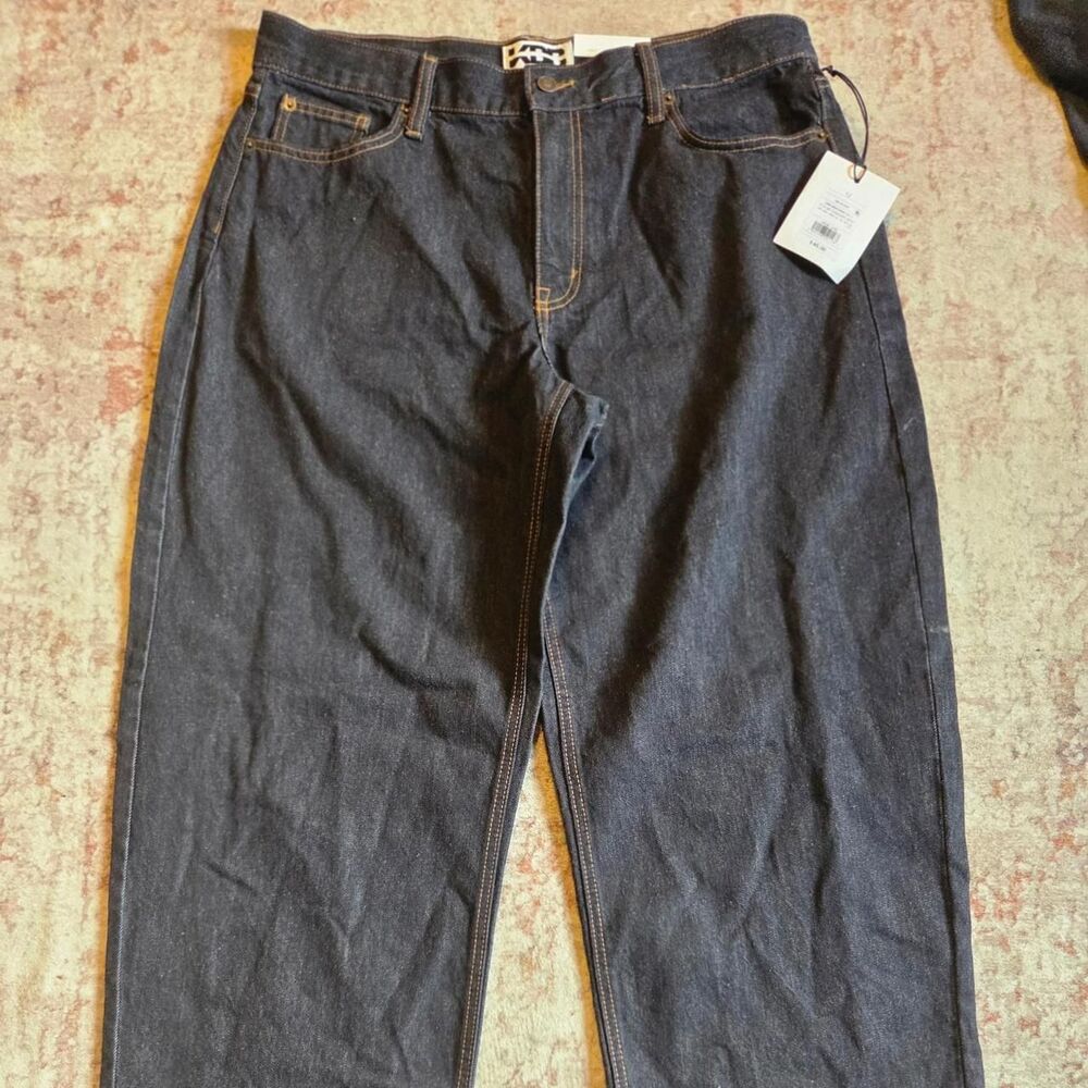 KBB Women's Navy and Blue Jeans